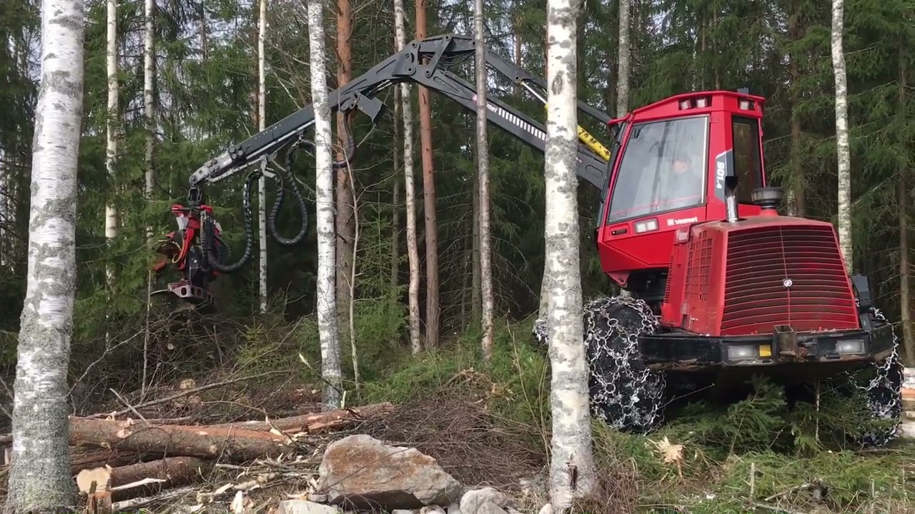 Valmet 901 harvennuksella