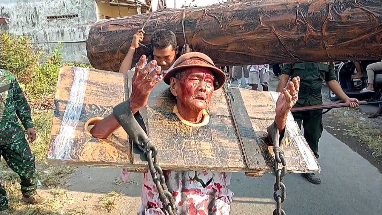 karnaval desa kebontemu kisah penjajahan mirip seperti aslinya