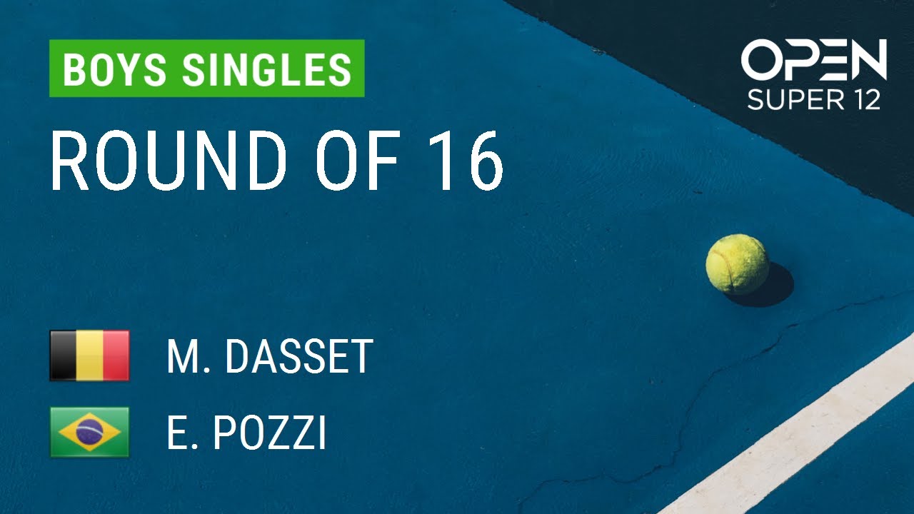 DASSET Milan VS POZZI Eduardo - Open Super 12 2026