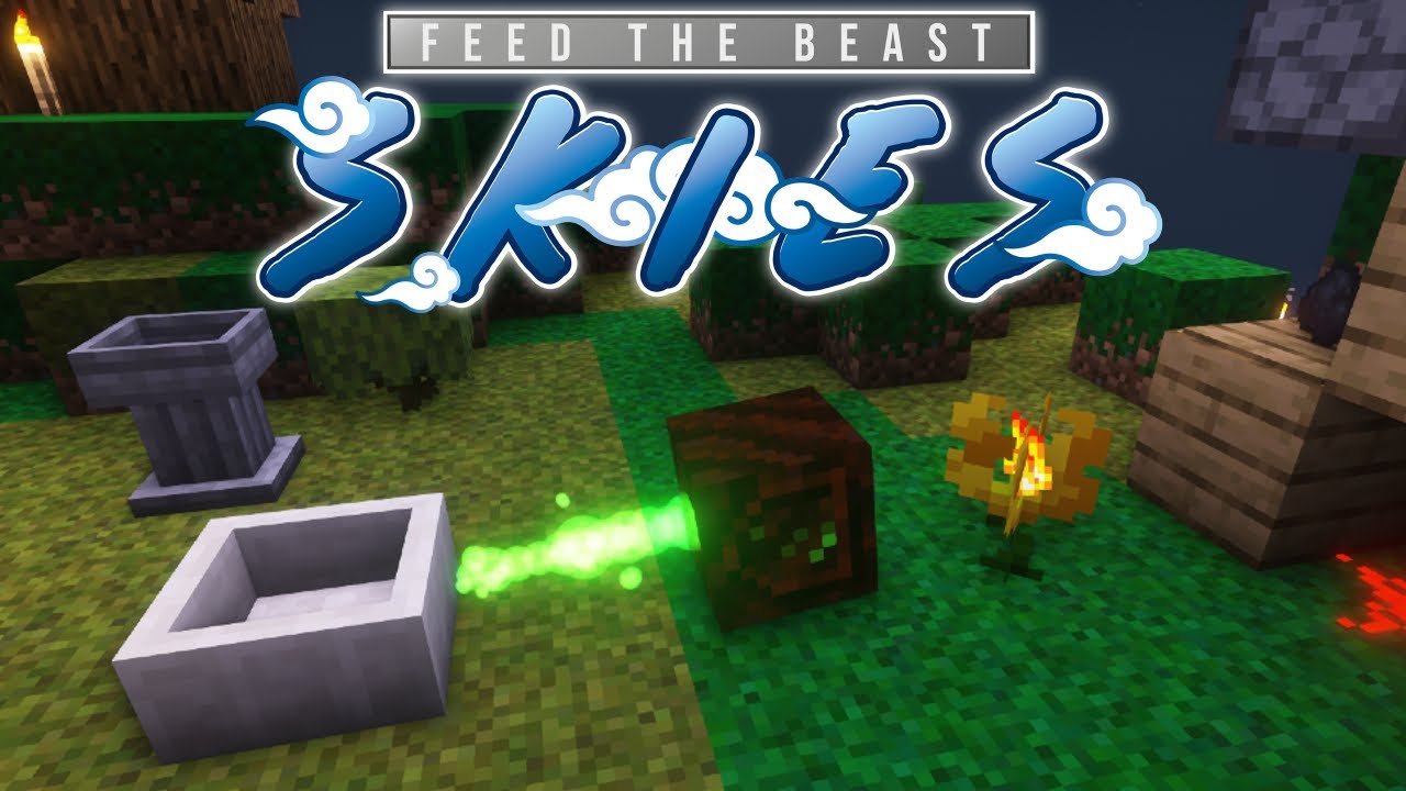 COMEÇANDO NO BOTANIA PARA O APPLIED!!! FTB SKIES #03