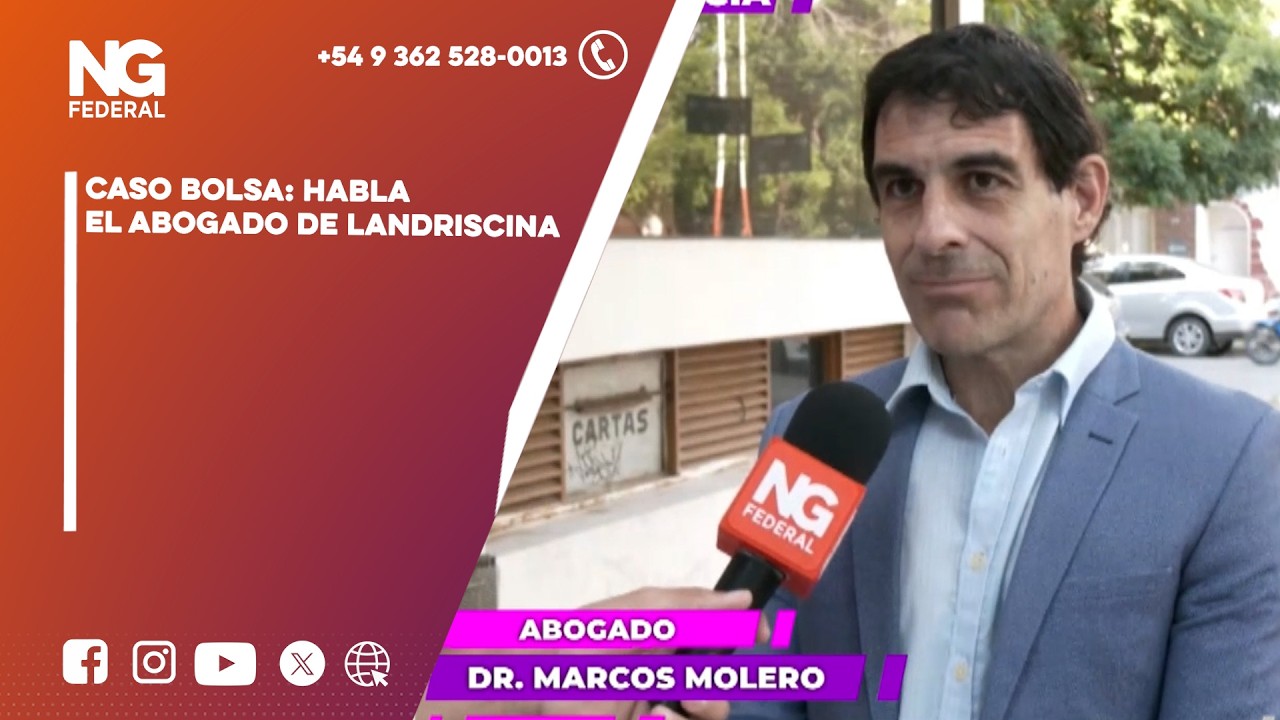CASO BOLSA: HABLA EL ABOGADO DE LANDRISCINA