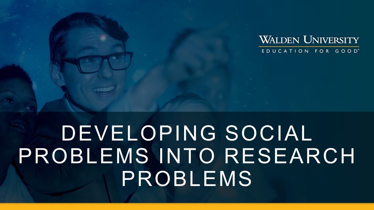 Developing Social Problems into Research Problems for CRQ