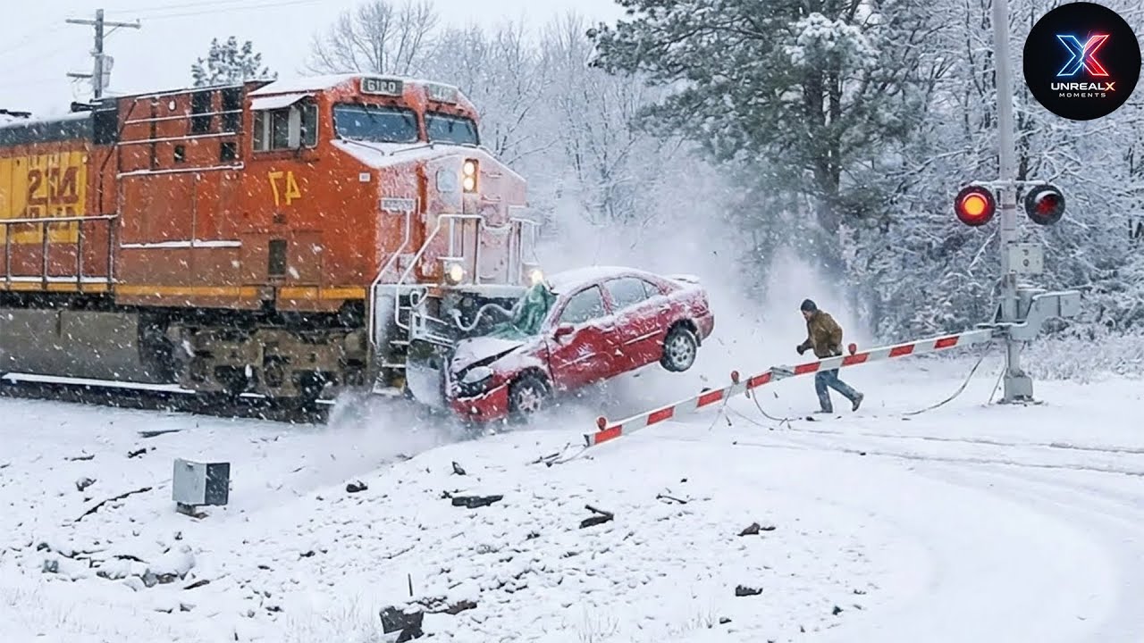 Unbelievable Train Crashes and Strange Moments Caught on Camera!