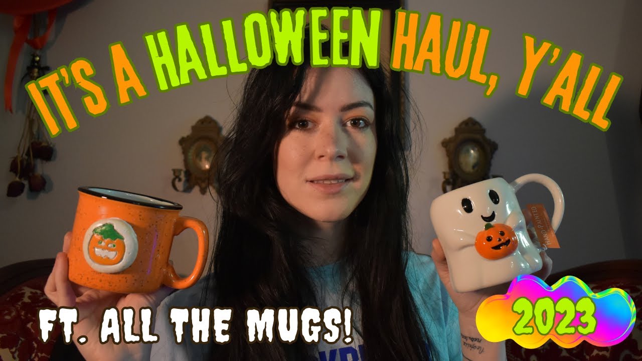 WE FOUND HALLOWEEN MUGS! 🎃 Halloween Haul 2023 | Target, HomeGoods, Joann, and more!