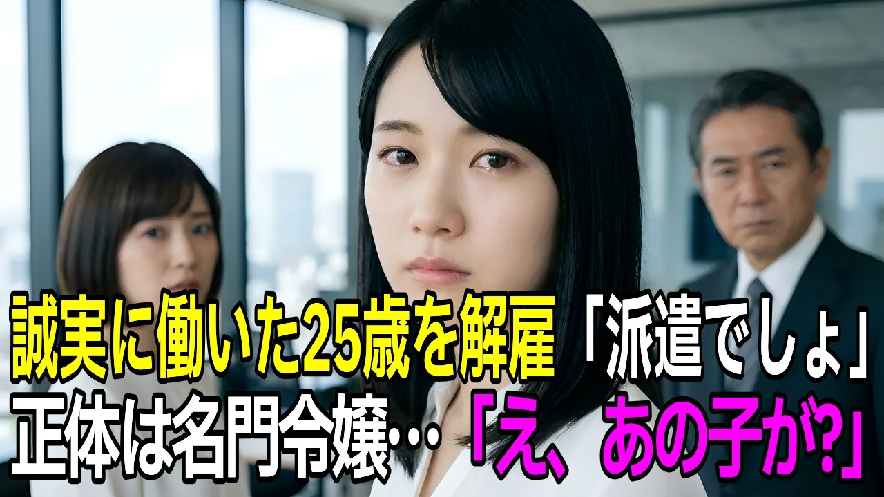 「正体を知らず」誠実に働いた契約社員を解雇──「え、あの子が？」会社を凍りつかせた衝撃の裏事情【感動する話】【朗読】