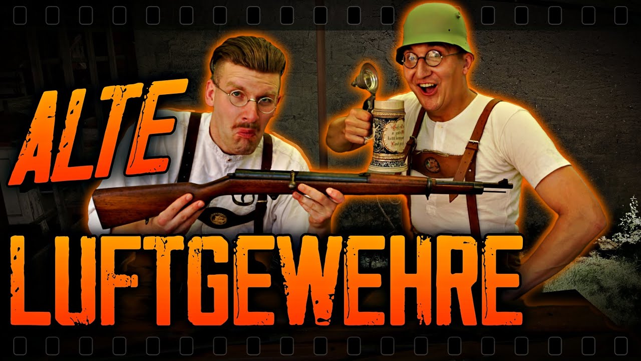 Alte Luftgewehre, Knicker und Luftpistolen