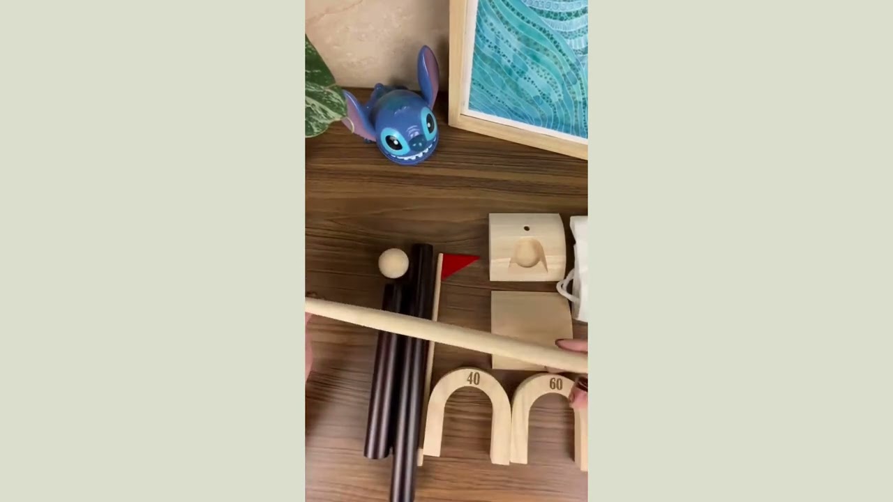 WOODEN MINI GOLF SET TOYS