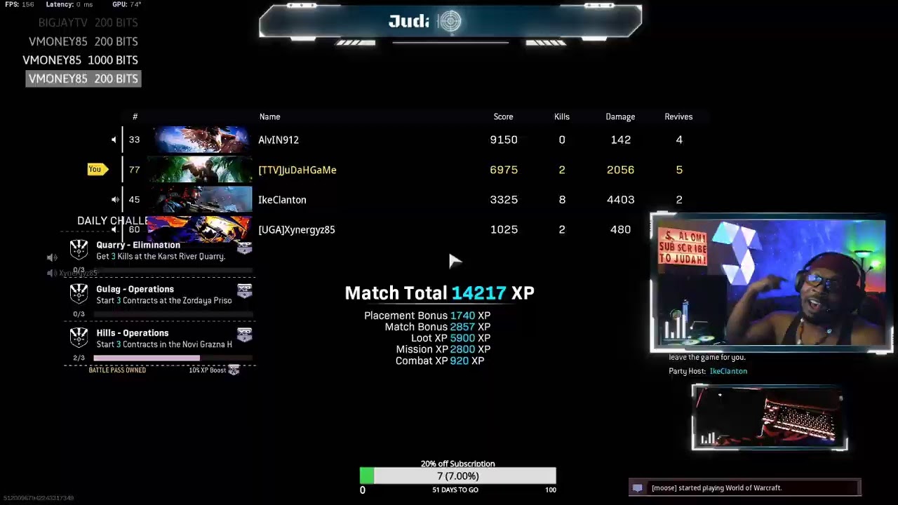 SUPER CHARGED REACTIVE BUNDLE | COD BLACK OPS WARZONE+REBIRTH [1440P 165FPS PC ULTRA MSi 3080]