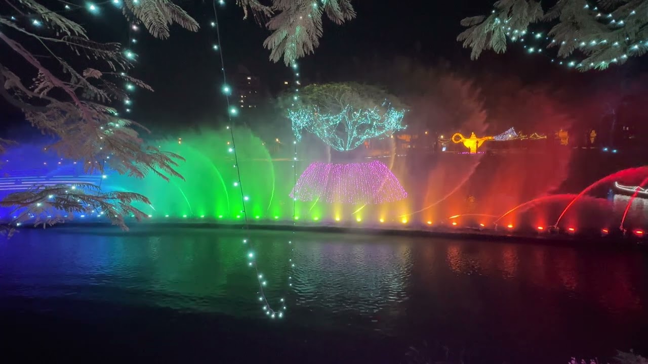 屏東燈會 復興公園 水舞秀