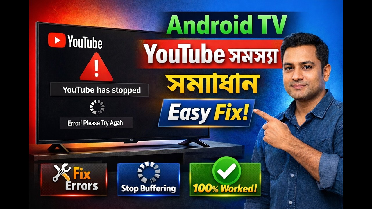 Android TV YouTube Not Working? | Easy Fix (2026)