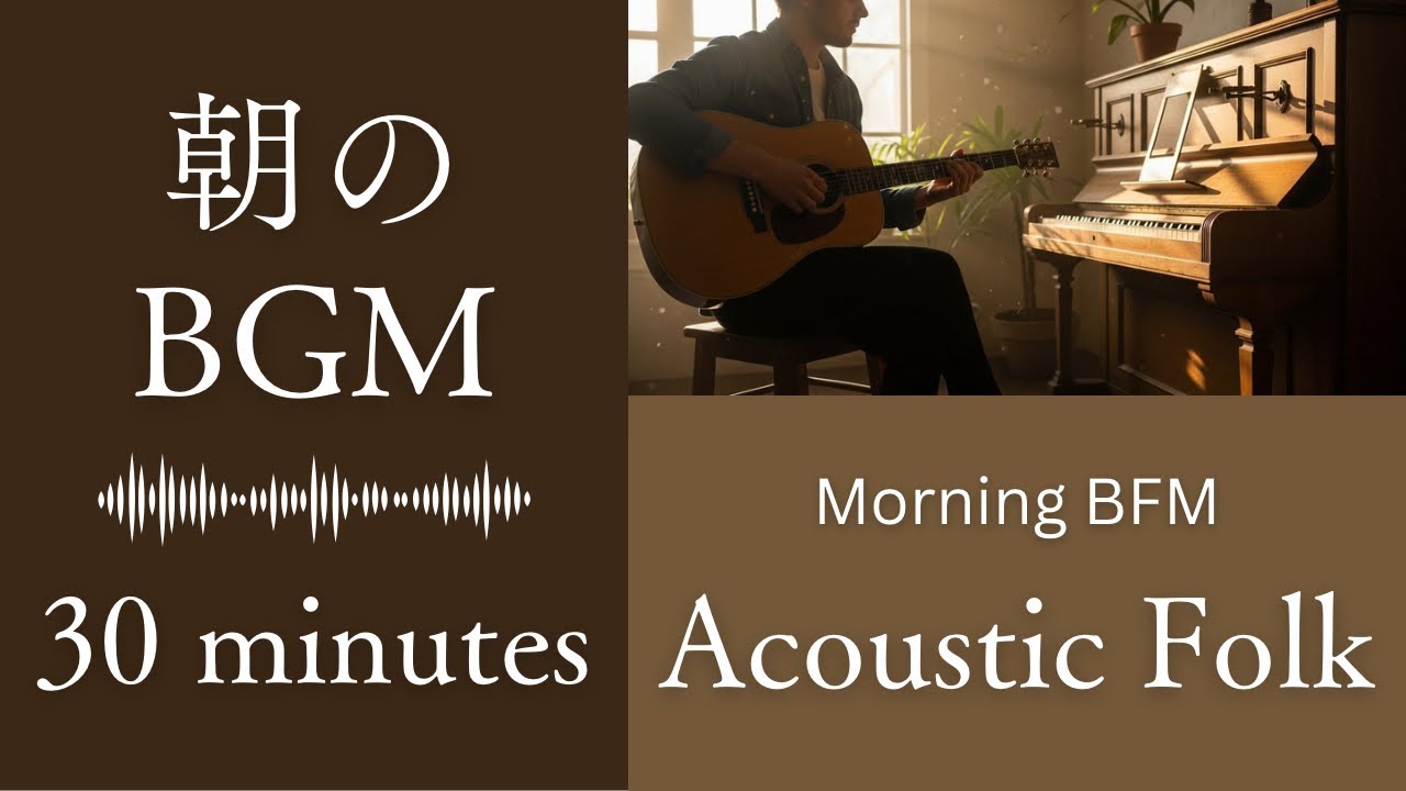 【清涼感】目覚めのコーヒーと聴くギター | Morning Coffee & Acoustic Guitar