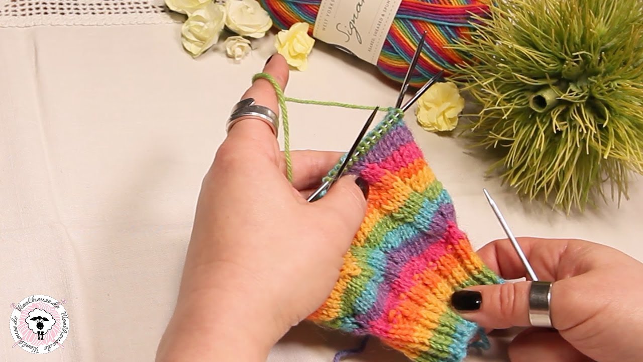 Sockenmuster stricken (Teil 2) / #dazulerndonnerstag / Woolhouse.de