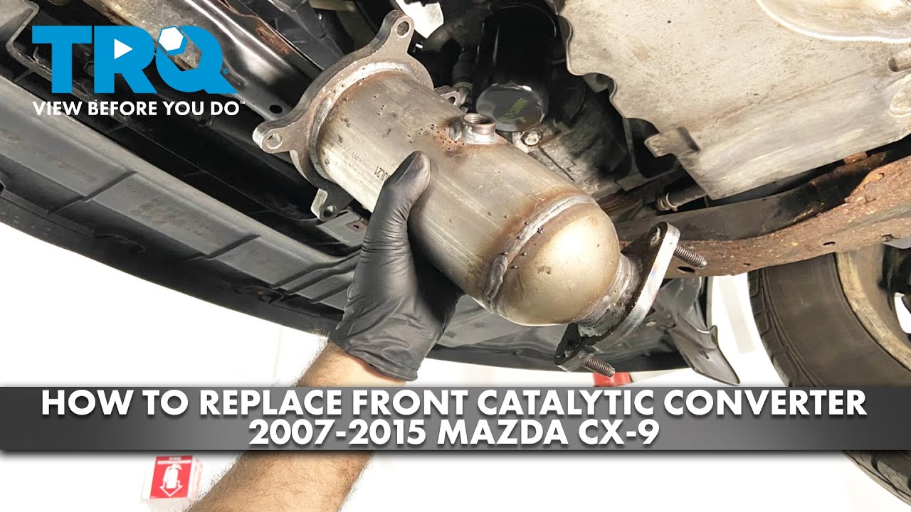 Как заменить передний каталитический нейтрализатор Mazda CX-9 2007-2015 годов