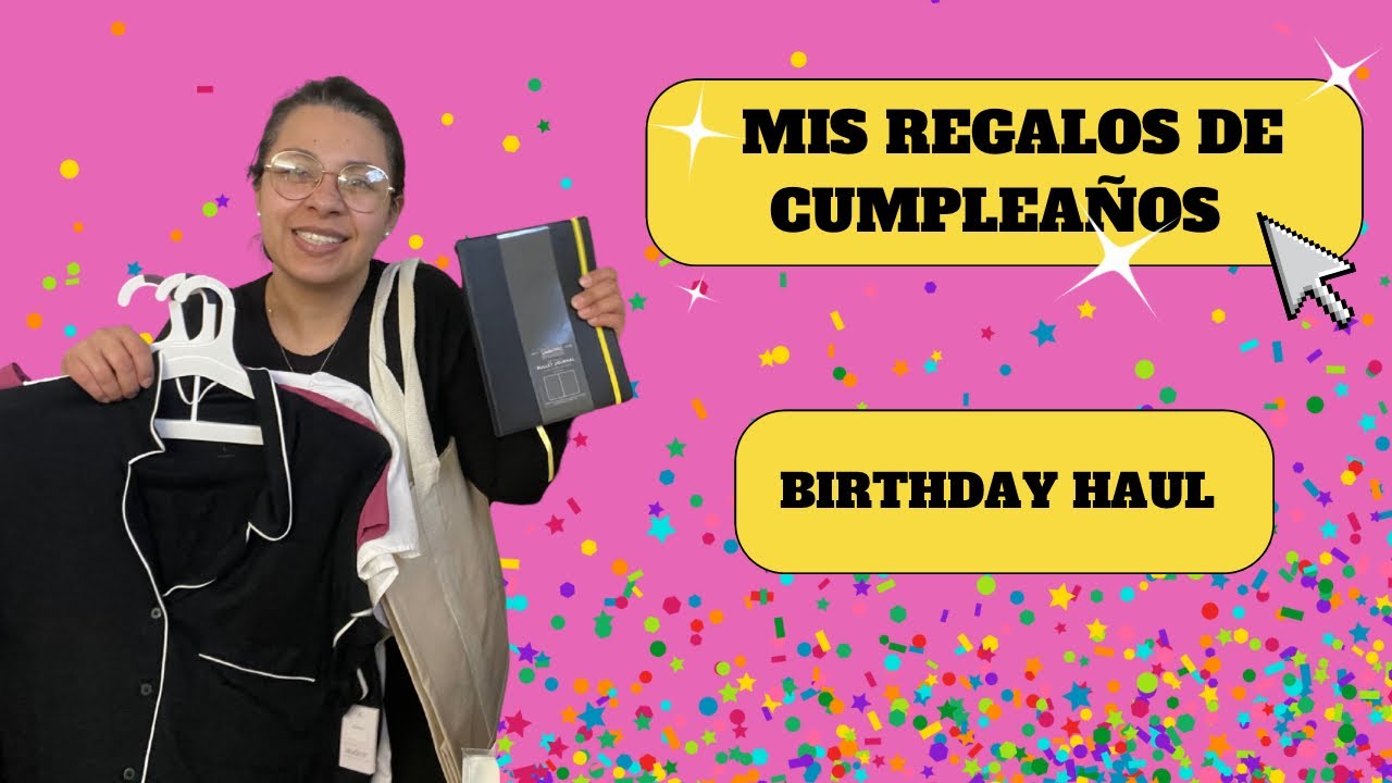 Lo que me regalaron de cumpleaños | Birthday Haul 🎁