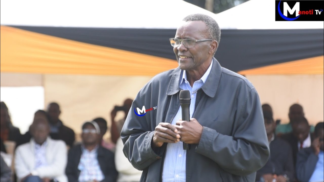 Ex CJ David Maraga explains why he's the best candidate at a funeral attended by Dr Fred Matiang'i