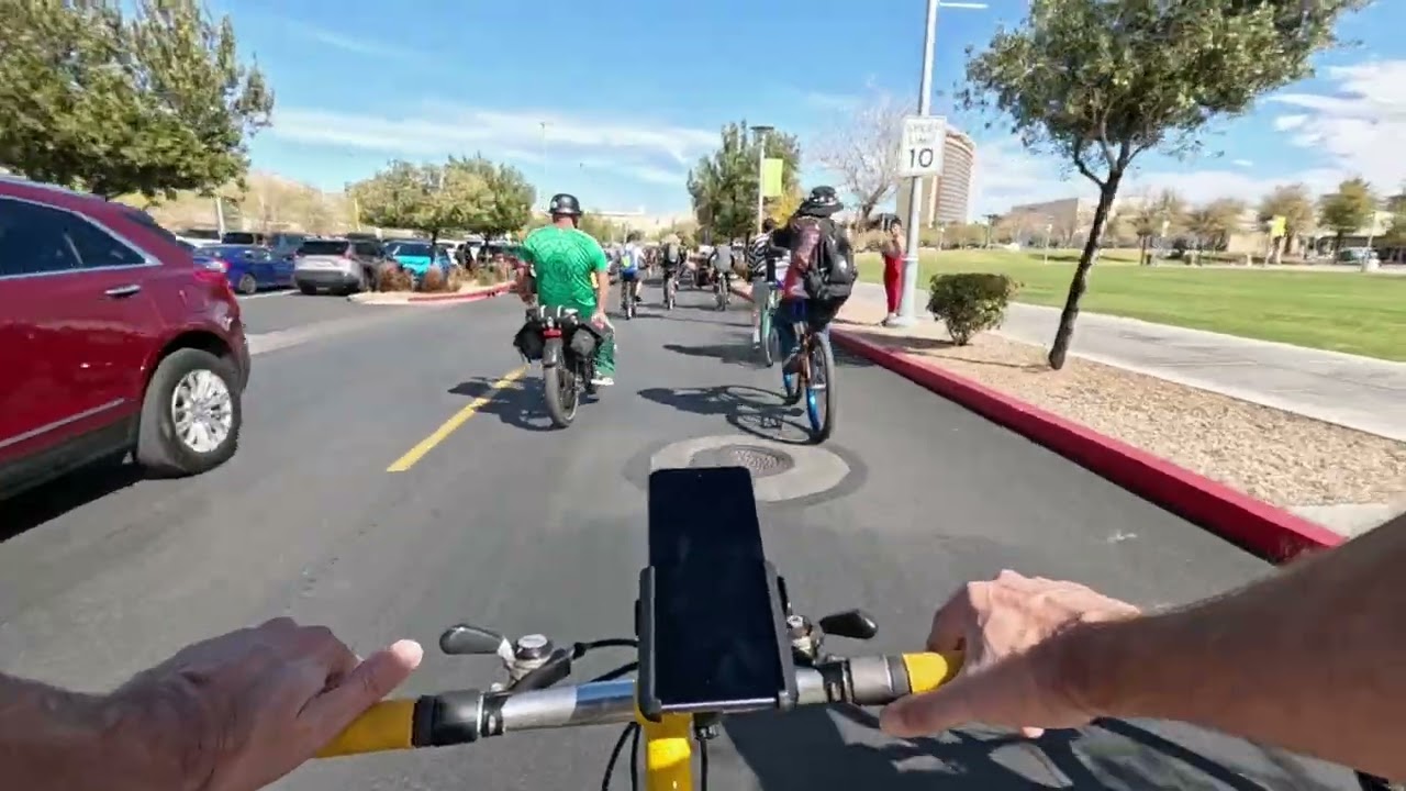 Downhill Bike Ride in Las Vegas, NV Part 1-Summerlin