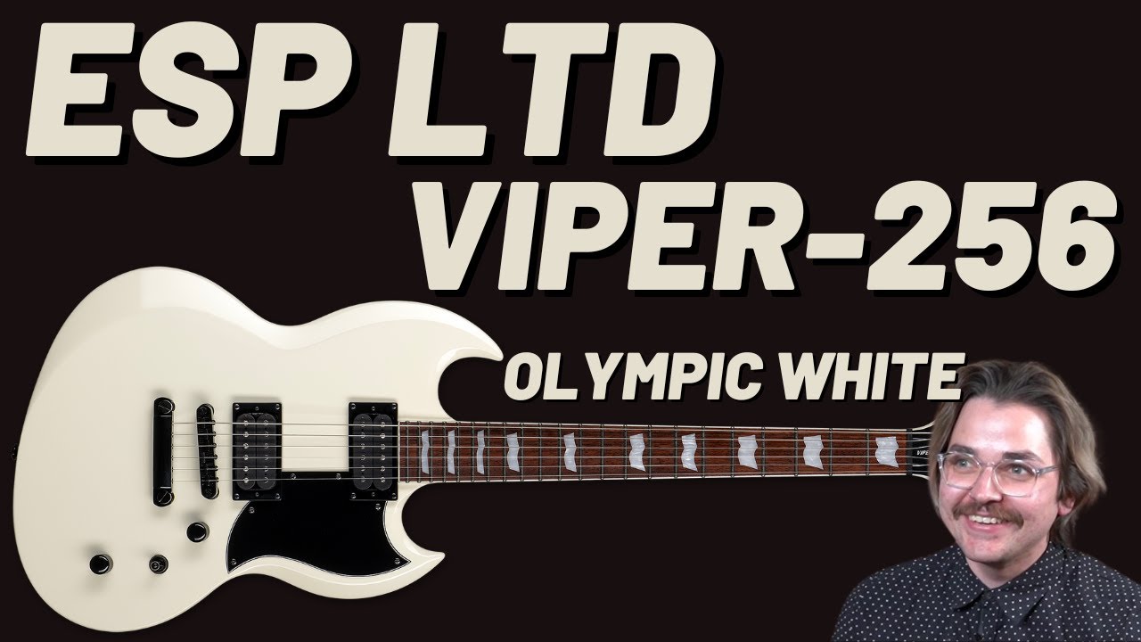 ESP LTD VIPER-256 Olympic White | Vintage Look with a Modern Feel!