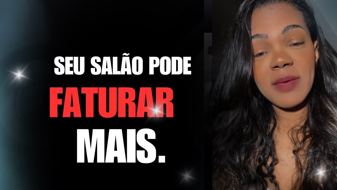 Você está perdendo dinheiro no salão.