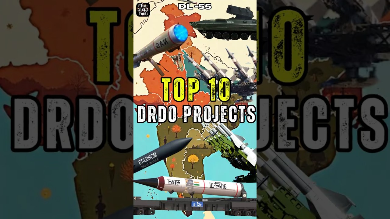 Top 10 DRDO Projects for Indian Army #indianarmy #defensetechnology #drdo #ytshorts