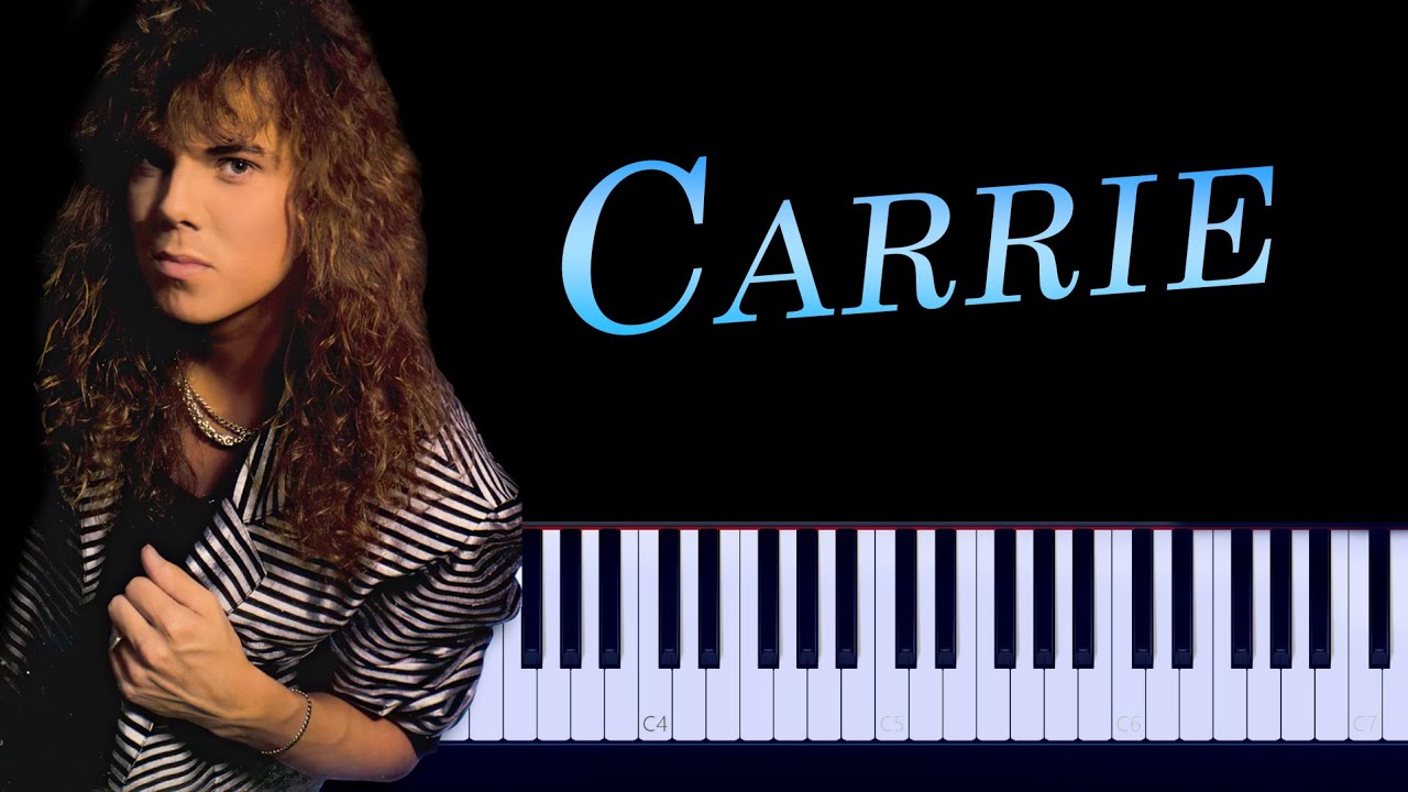 Europe - Carrie Piano Tutorial