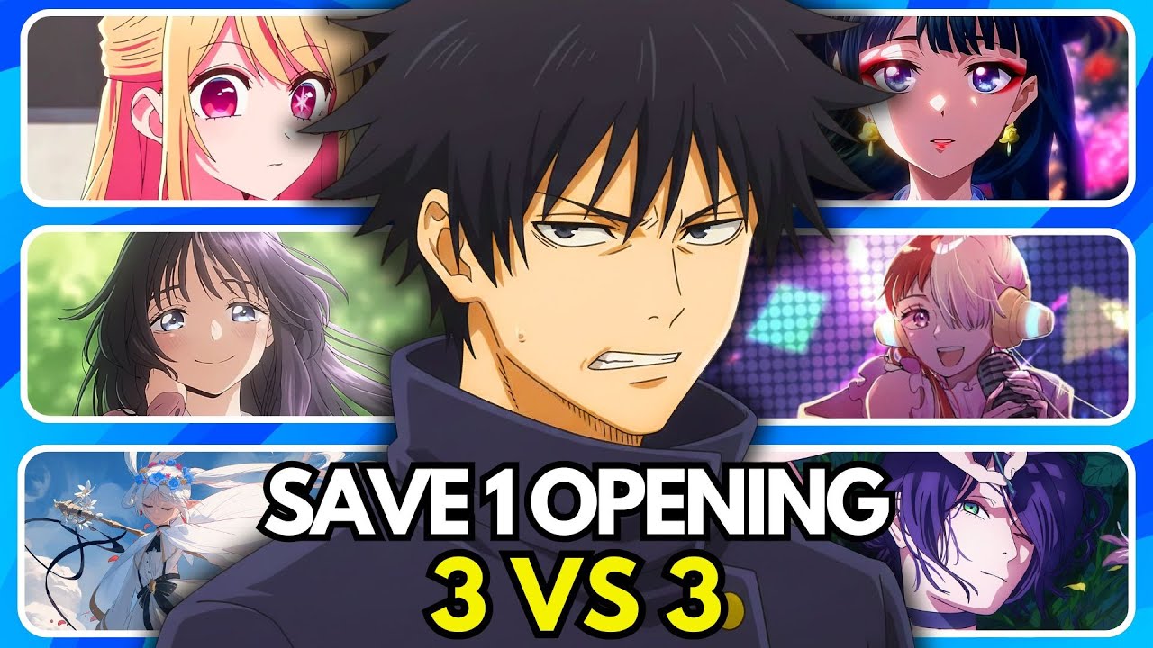 🔥 ANIME OPENING BATTLE! ⚔️ 3 VS 3! (Popular Openings Edition)