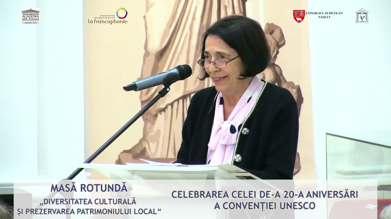 Academia Bârlădeană - Celebrarea celei de-a 20-a aniversări a Convenției UNESCO