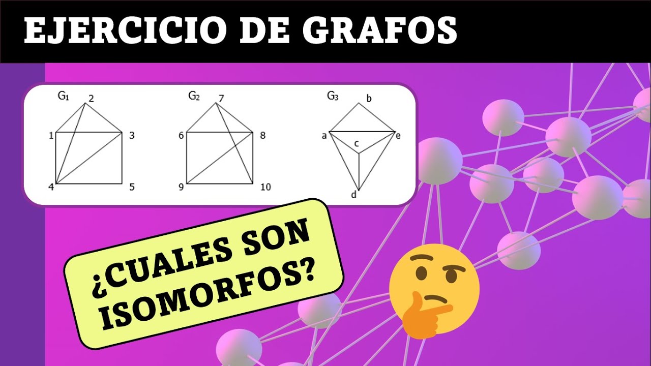 Ejercicio de Grafos: ¿Cuáles son isomorfos?