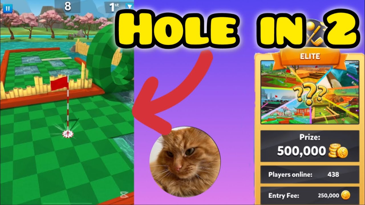 Got this Sakura Garden hole in 2 | golf battle 