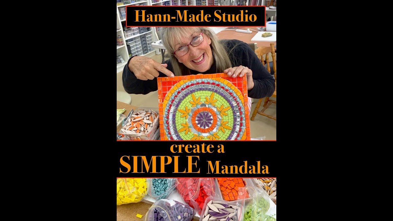 creating a SIMPLE mosaic mandala: the basics
