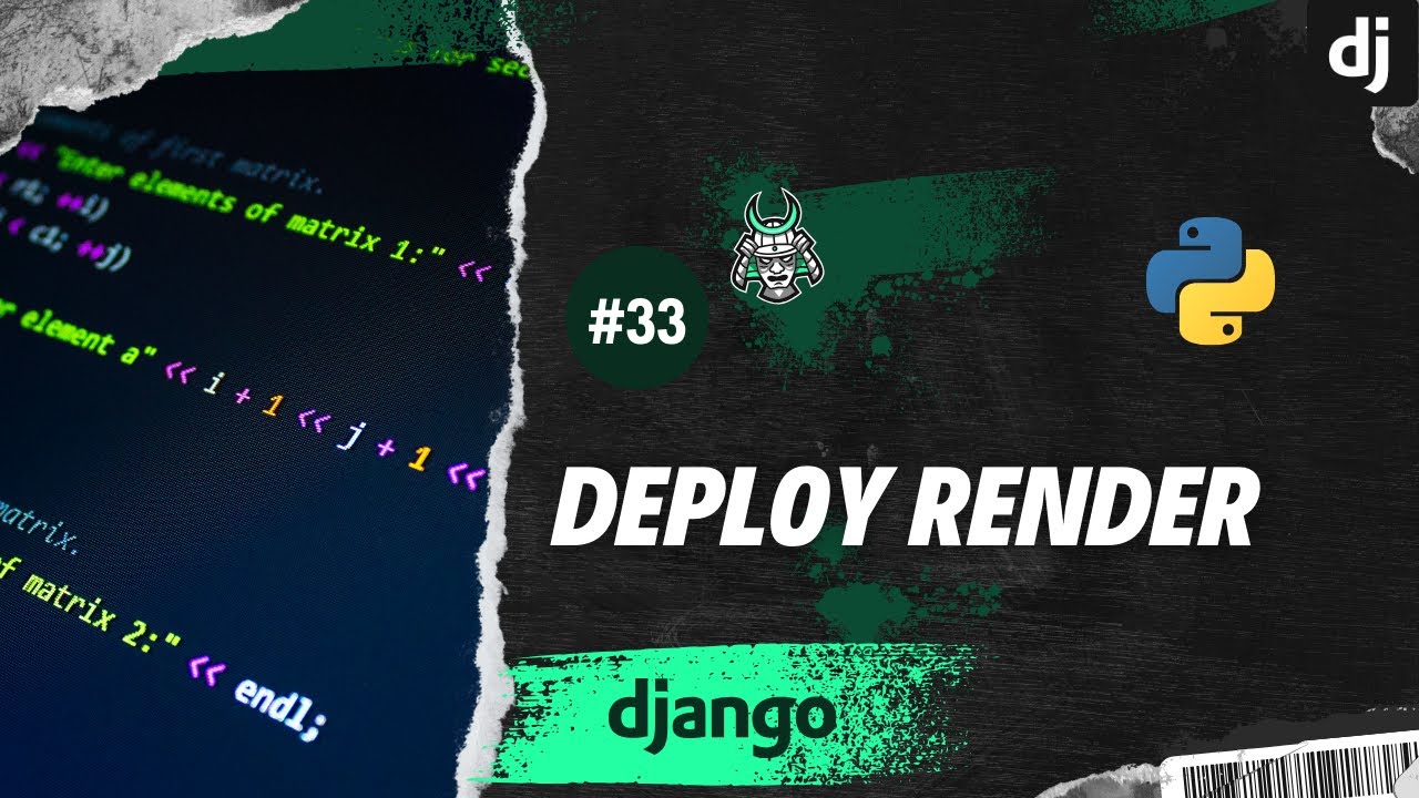 Despliega tu aplicaci&oacute;n Django en render