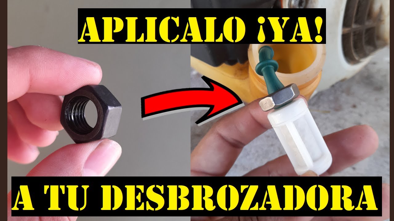 TU DESBROZADORA O MOTOGUADAÑA TE LO AGRADECERA. Aplica este truco técnico.