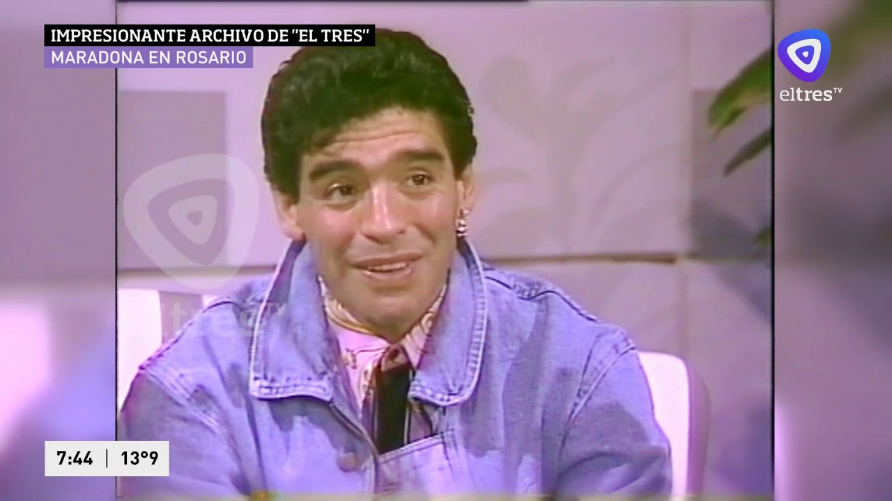 Así fue el paso de Diego Maradona por Rosario cuando jugó en Newells