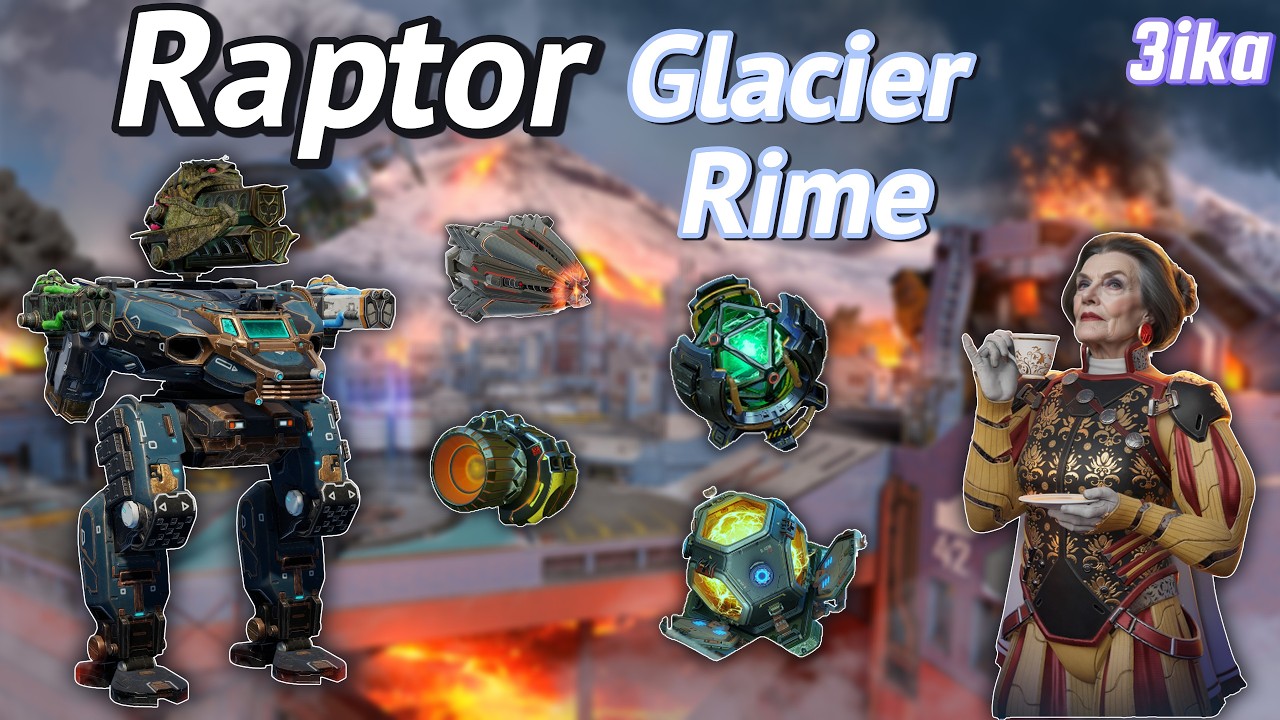 Raptor - Glacier Rime | Jump Unit | War Robots Gameplay