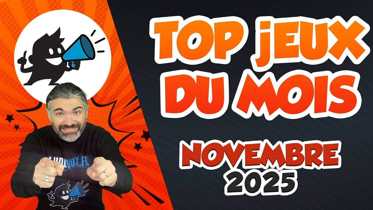 Top Jeux de soci&eacute;t&eacute; Du Mois : Novembre 2025