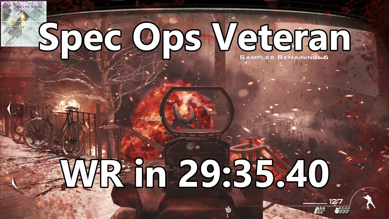 MW3 Spec Ops Veteran in 29:35.40 (World Record)