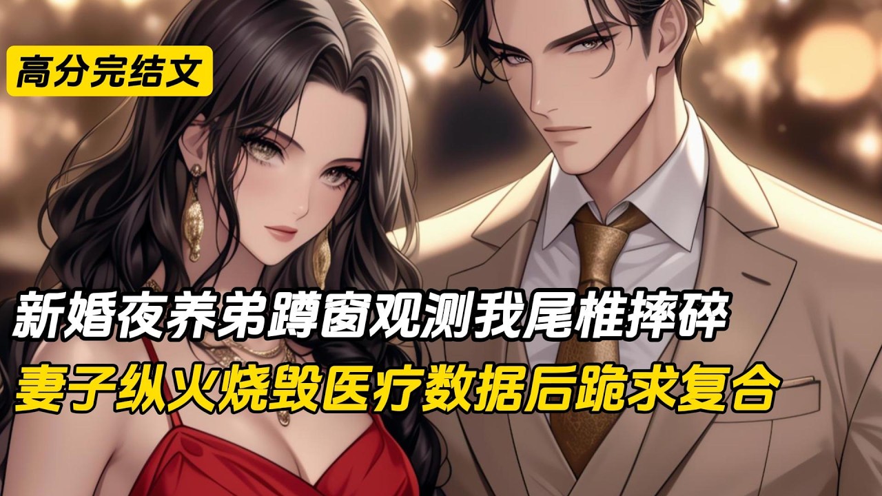 【爽文】新婚夜，妻子带来的养弟蹲窗观测我一整夜。为给他摘野果我摔碎尾椎，却被养弟顺手切掉右肾。妻子逼我道谢，还纵火烧毁我五年医疗数据。我彻底消失。两年后她穿婚纱跪地求复合时，我正牵新女友的手准备求婚