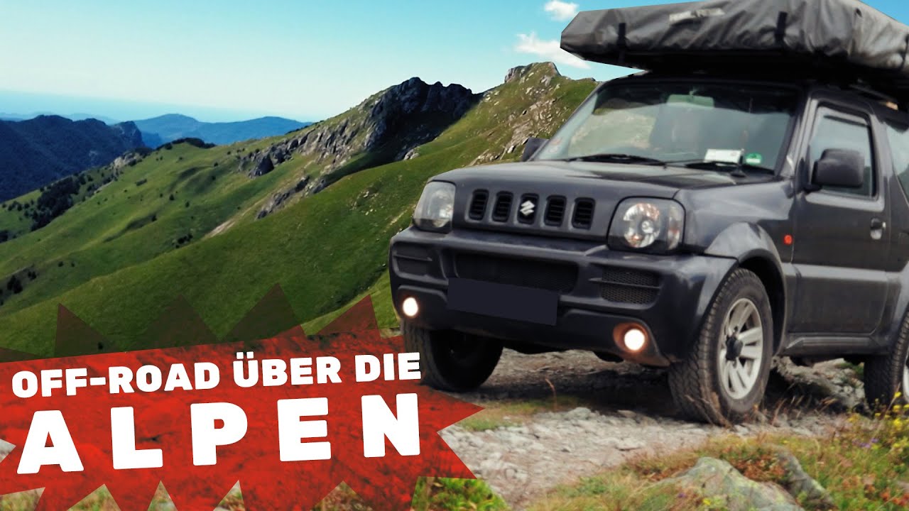 TC-Offroad Alpenüberquerung im Suzuki Jimny mit Dachzelt