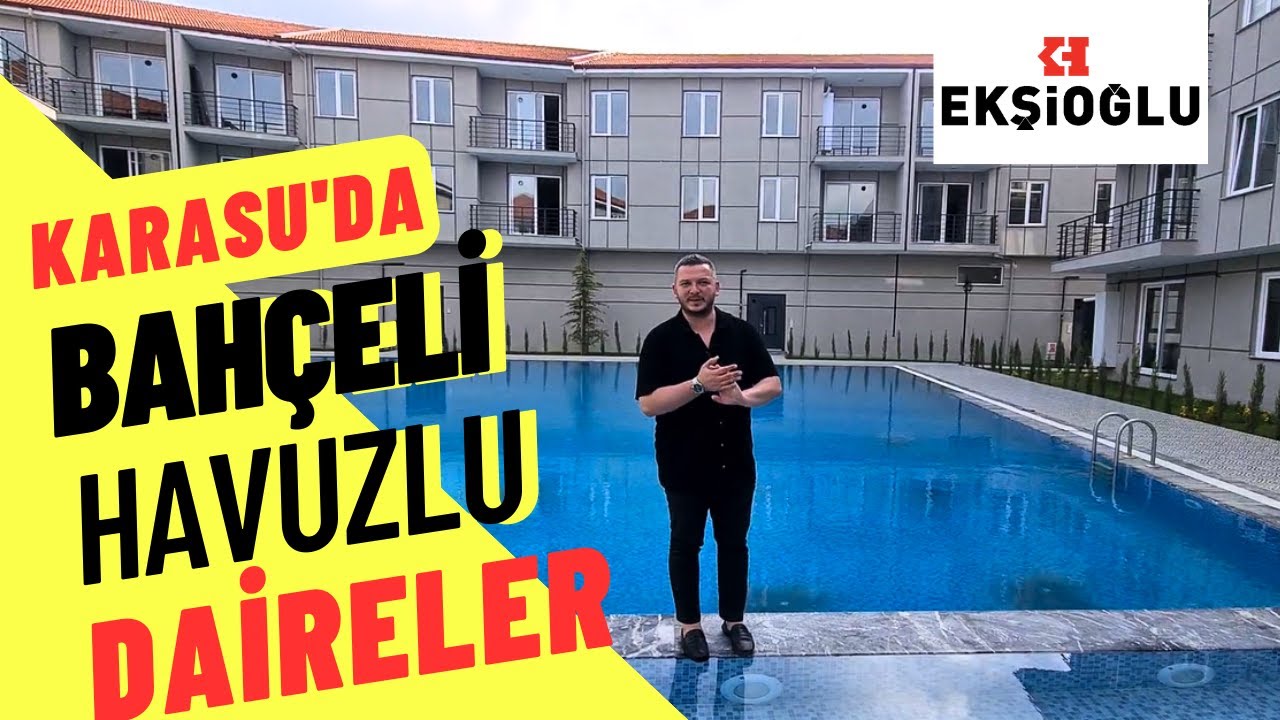 Karasu'da Satılık Havuzlu Bahçeli Daireler - Ekşioğlu İnşaat Karasu Yazlıkları 2023