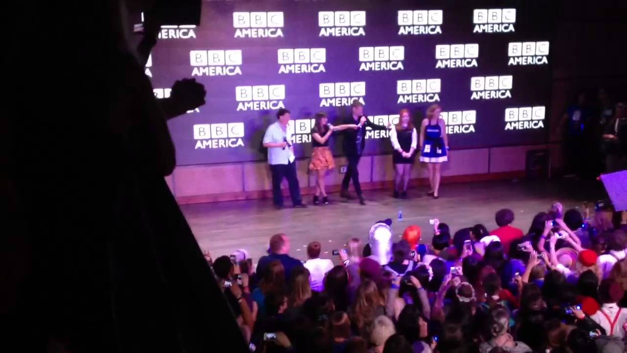 Matt Smith meets a toddler Dalek