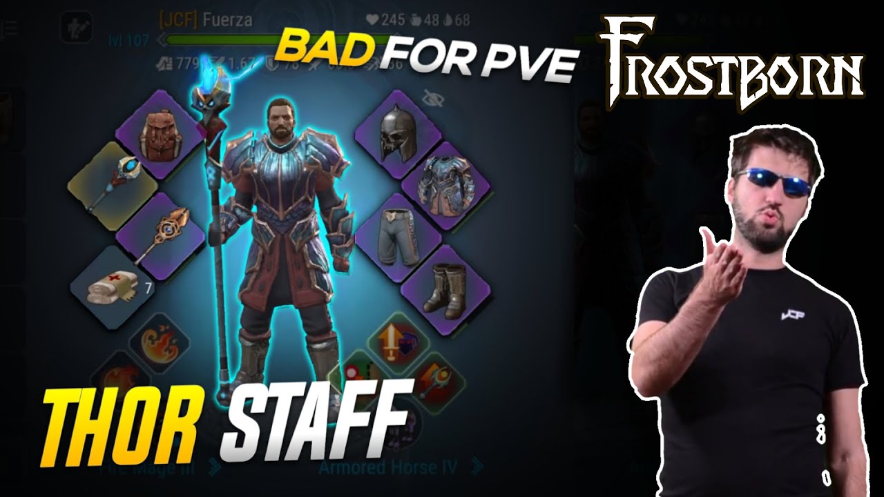 I was SO WRONG! Thor's Staff is HORRIBLE for PVE! in Frostborn