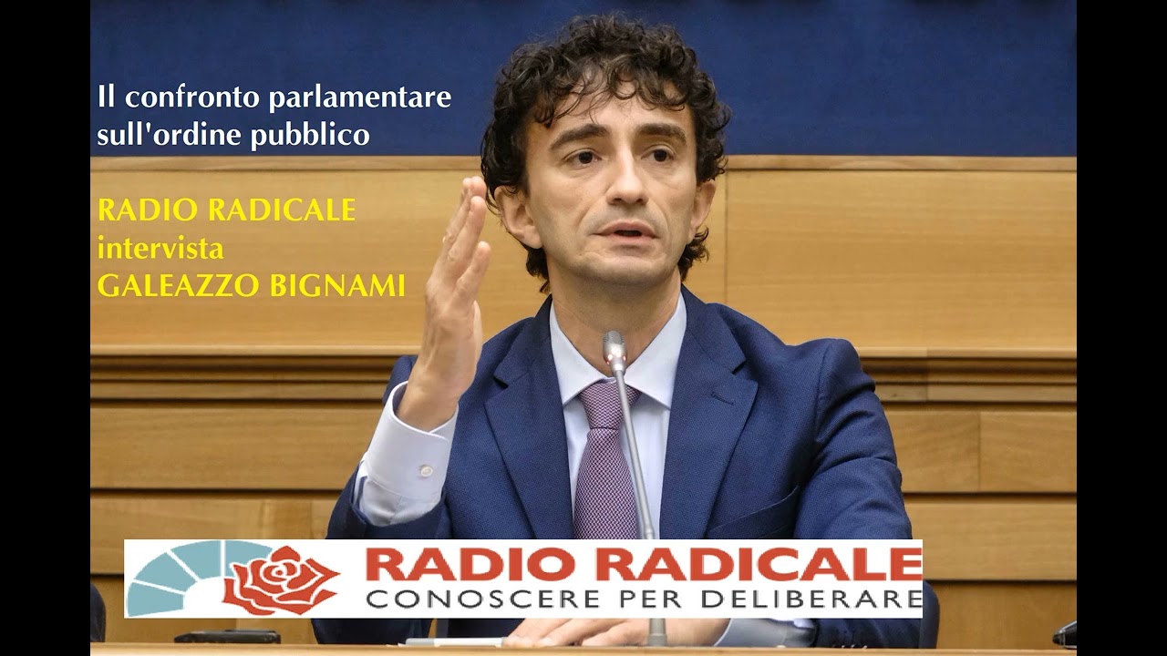 Il confronto parlamentare sull'ordine pubblico: intervista a Galeazzo Bignami