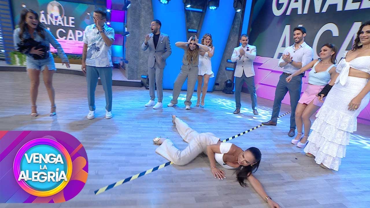 Lis Vega llegó a la pista de VLA y sacó sus mejores pasos en 'Gánale al Capi' | Venga La Alegría