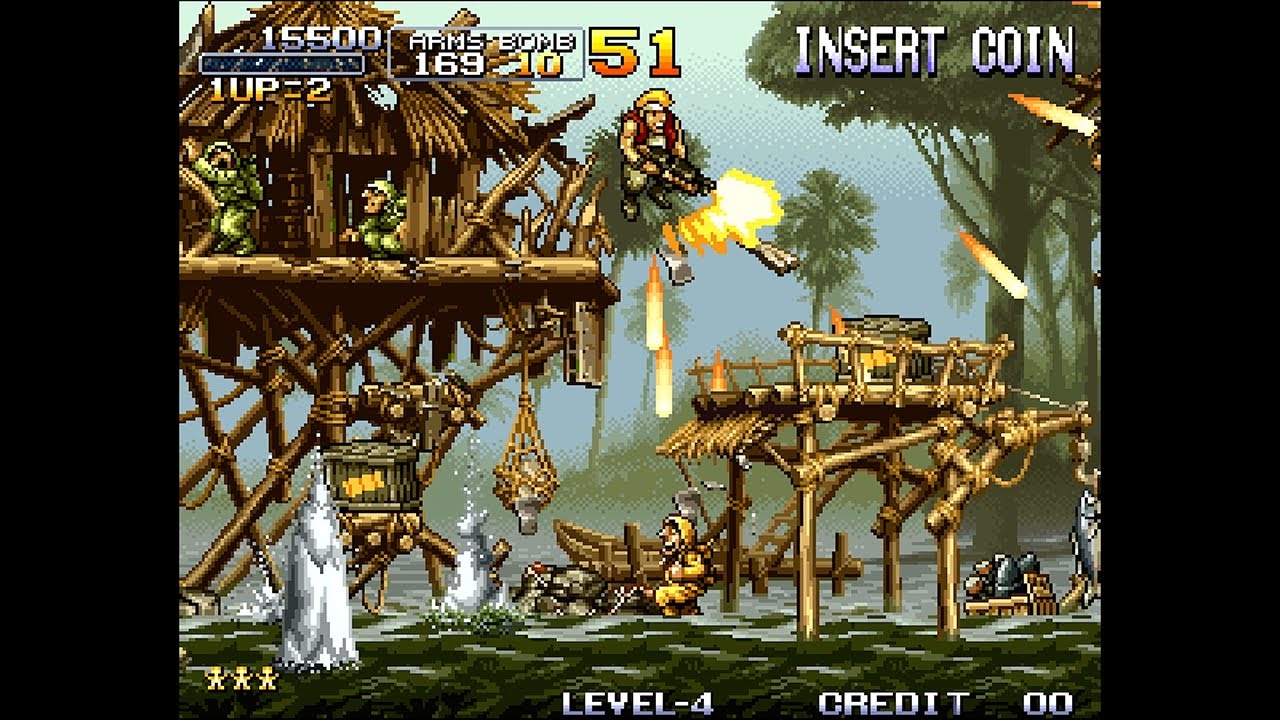 Metal Slug - Neo Geo - 1 Credit run attempt! - 4K 60FPS