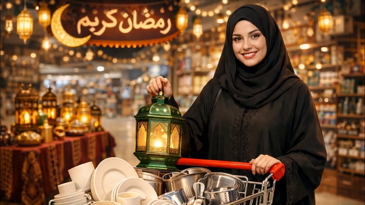 😁اخر من ينزل تحضيرات رمضان اشترينا اغراض للمطبخ تعالوا ويانا