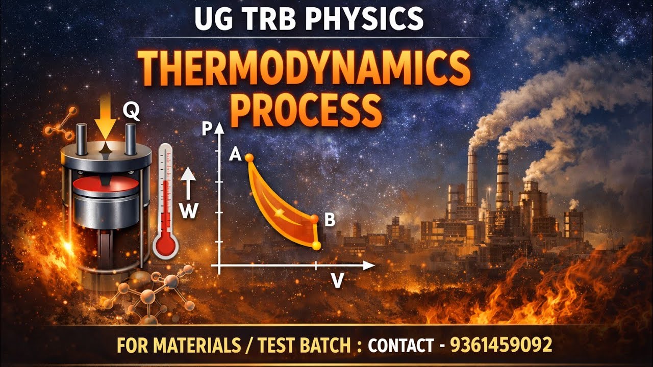 THERMODYNAMIC  PROCESS📚-UG TRB Physics 🎯/ 12,500+MCQ MATERIAL📞9361459092-DAILY FREE TEST-TELEGRAM