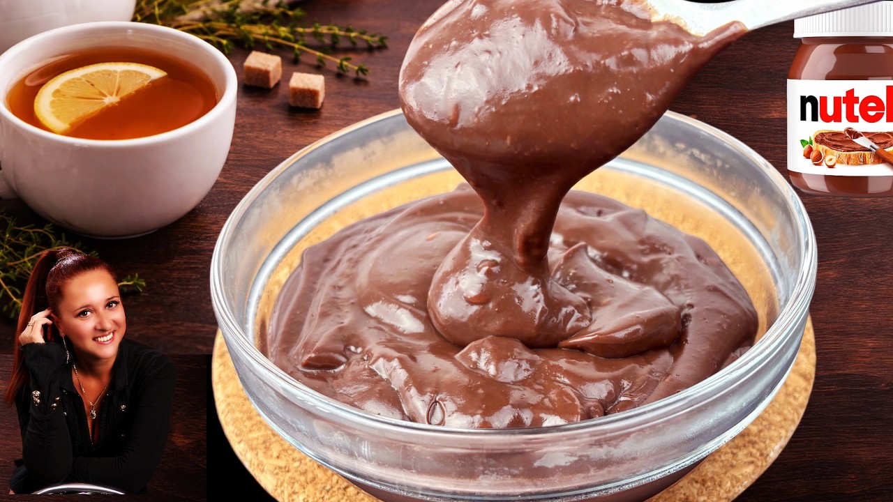 🍰 Идеальный ШОКОЛАДНЫЙ ЗАВАРНОЙ КРЕМ с Нутеллой для тортов и пирожных | Luda Easy Cook