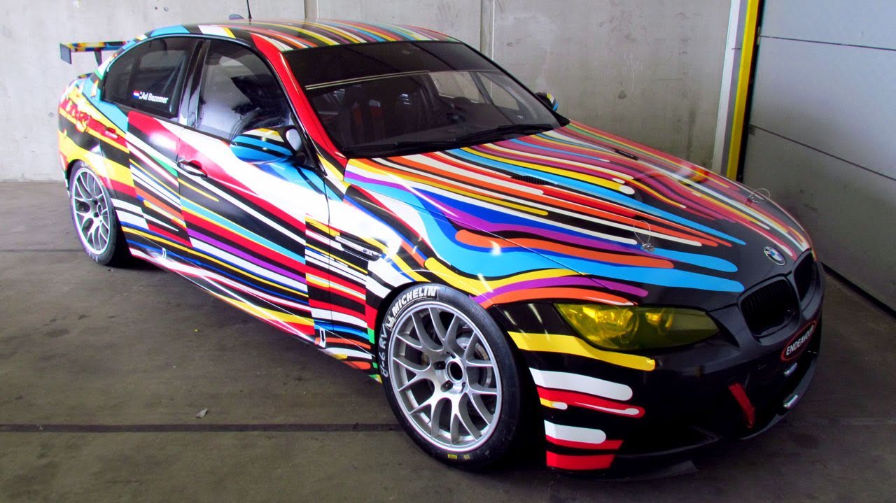 Unique ART CAR SEDAN(!!) BMW M3 E90 Race by Jeff Koons @ TT Circuit, Assen [720P HD]