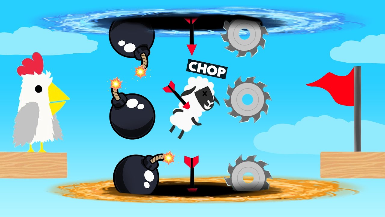CHOP WENT INTO ULTIMATE CHICKEN HORSE ENDLESS CYCLE OF FALLING
