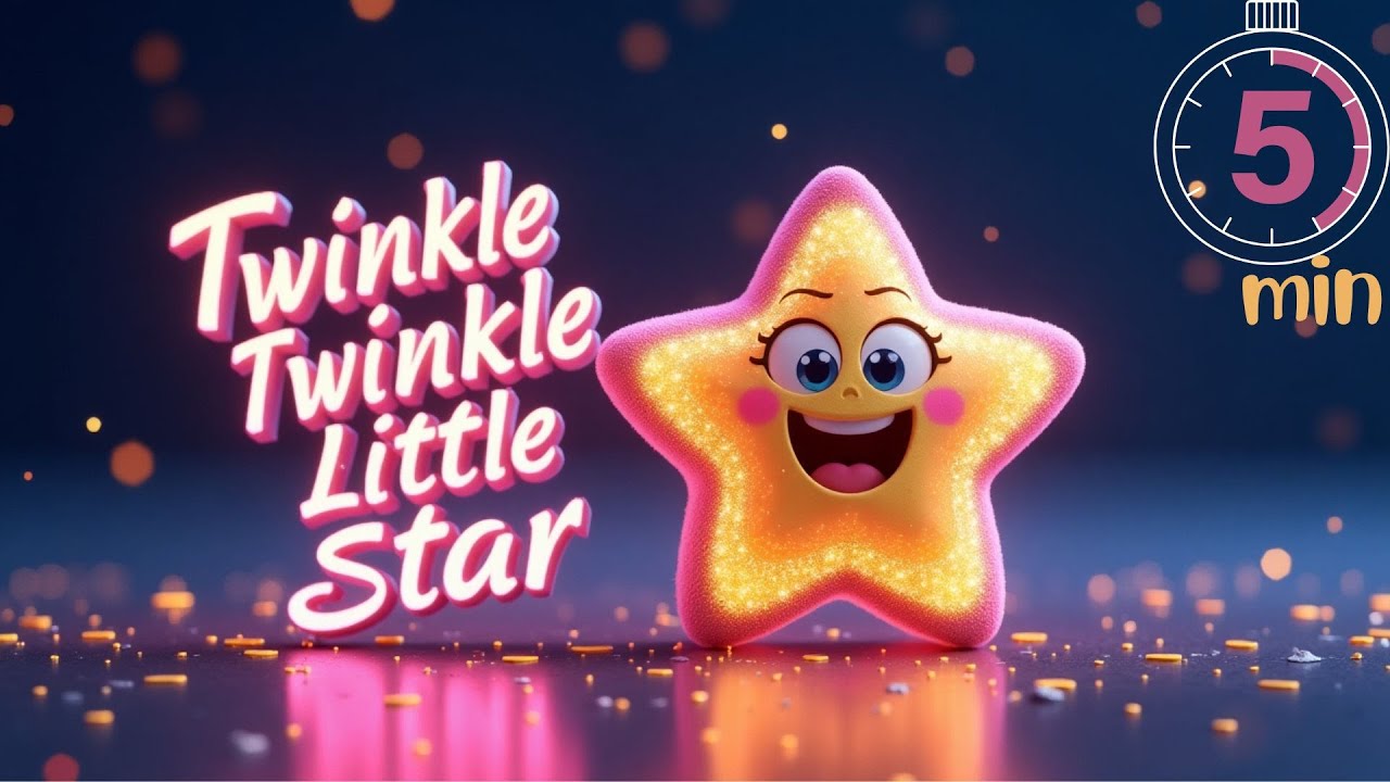 Twinkle Twinkle Little Star | 5 minutes | Kid Songs | Nursery Rhymes for Children