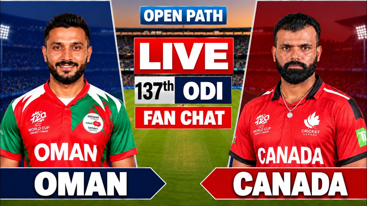 🔴LIVE: Canada vs Oman | 137th ODI Match | Score Analysis & Fan Commentary